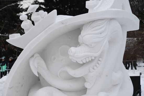 Russia Snow Sculptures