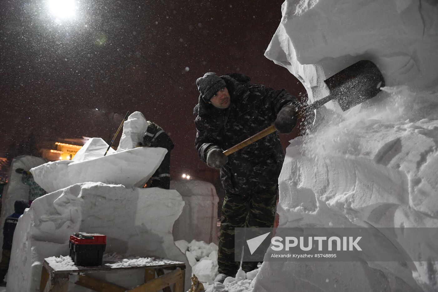 Russia Snow Sculptures