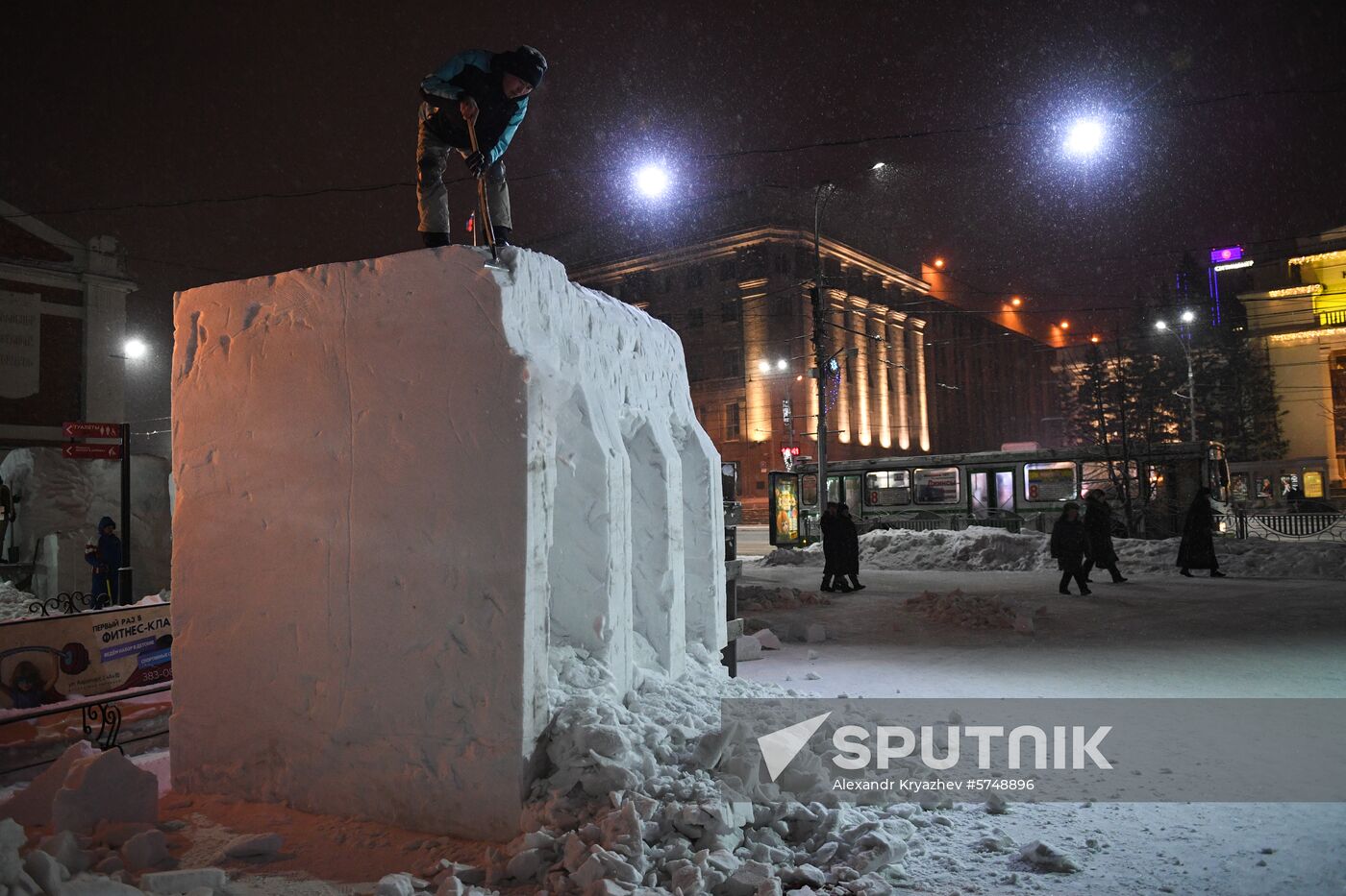 Russia Snow Sculptures