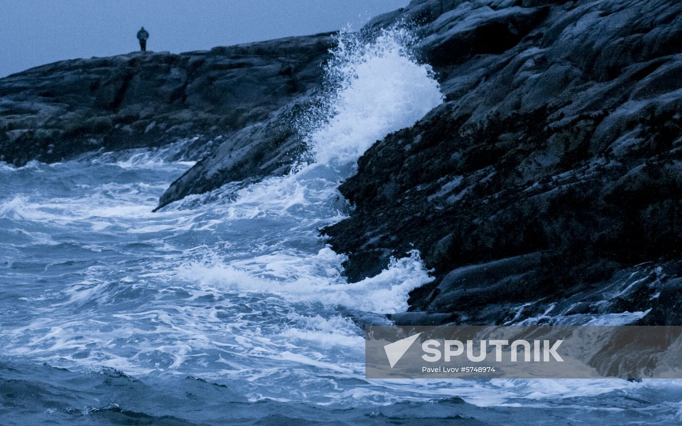 Russia Frozen Sea Shore