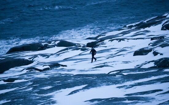 Russia Frozen Sea Shore
