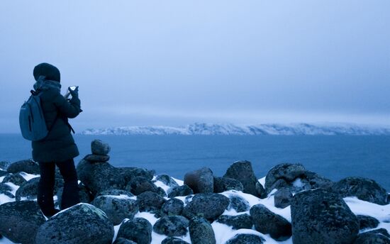 Russia Frozen Sea Shore