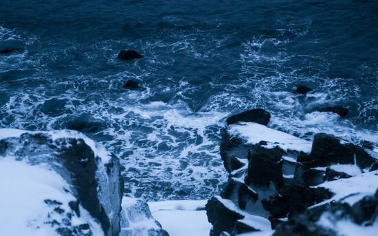 Russia Frozen Sea Shore