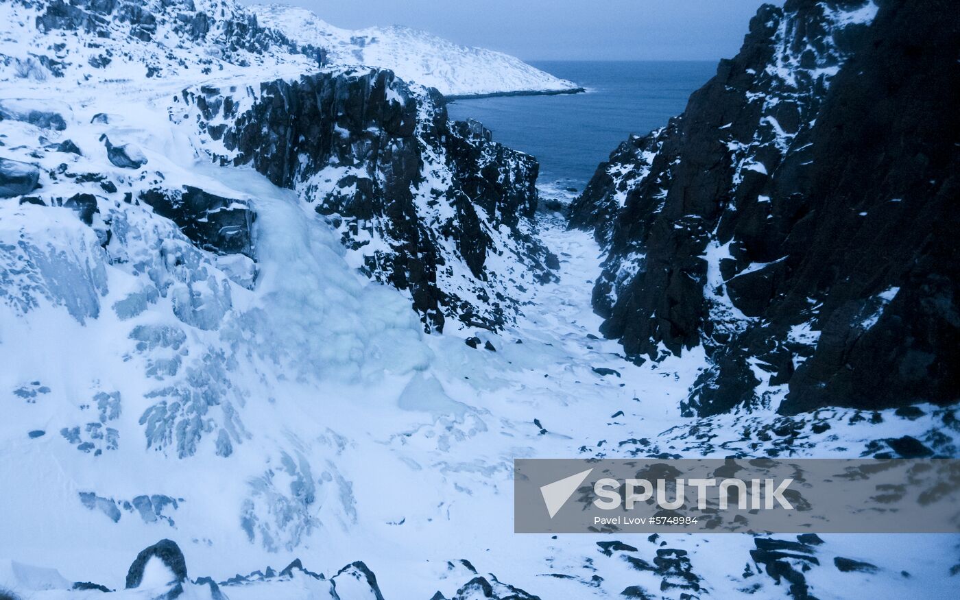 Russia Frozen Sea Shore