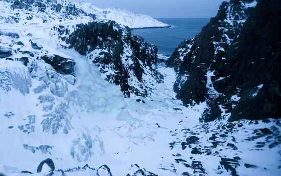 Russia Frozen Sea Shore