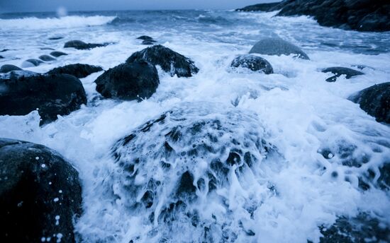 Russia Frozen Sea Shore