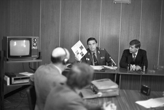 Briefing at Moscow Main Internal Affairs Directorate