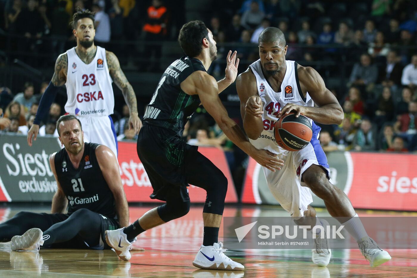 Turkey Basketball Euroleague Darussafaka - CSKA