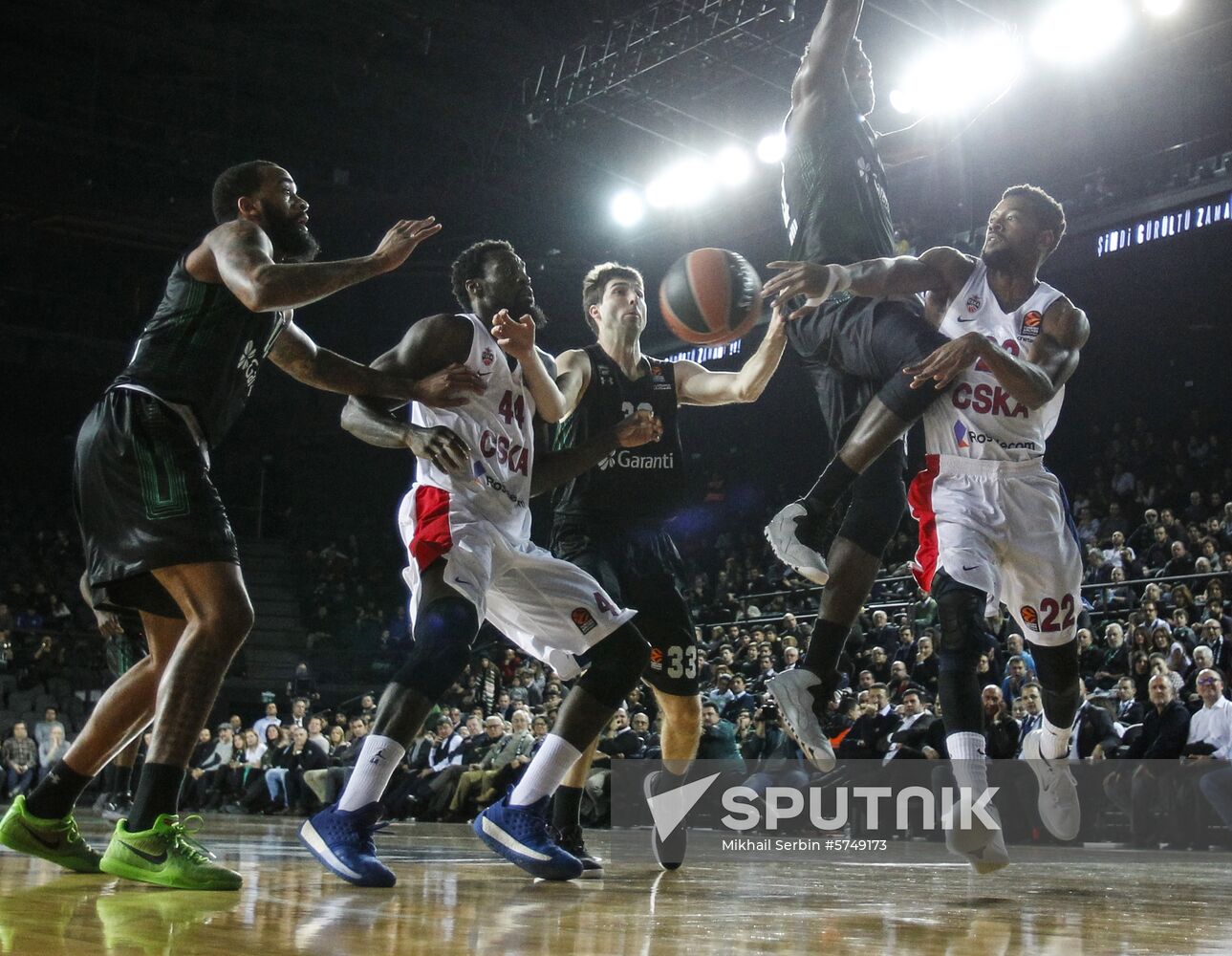 Turkey Basketball Euroleague Darussafaka - CSKA