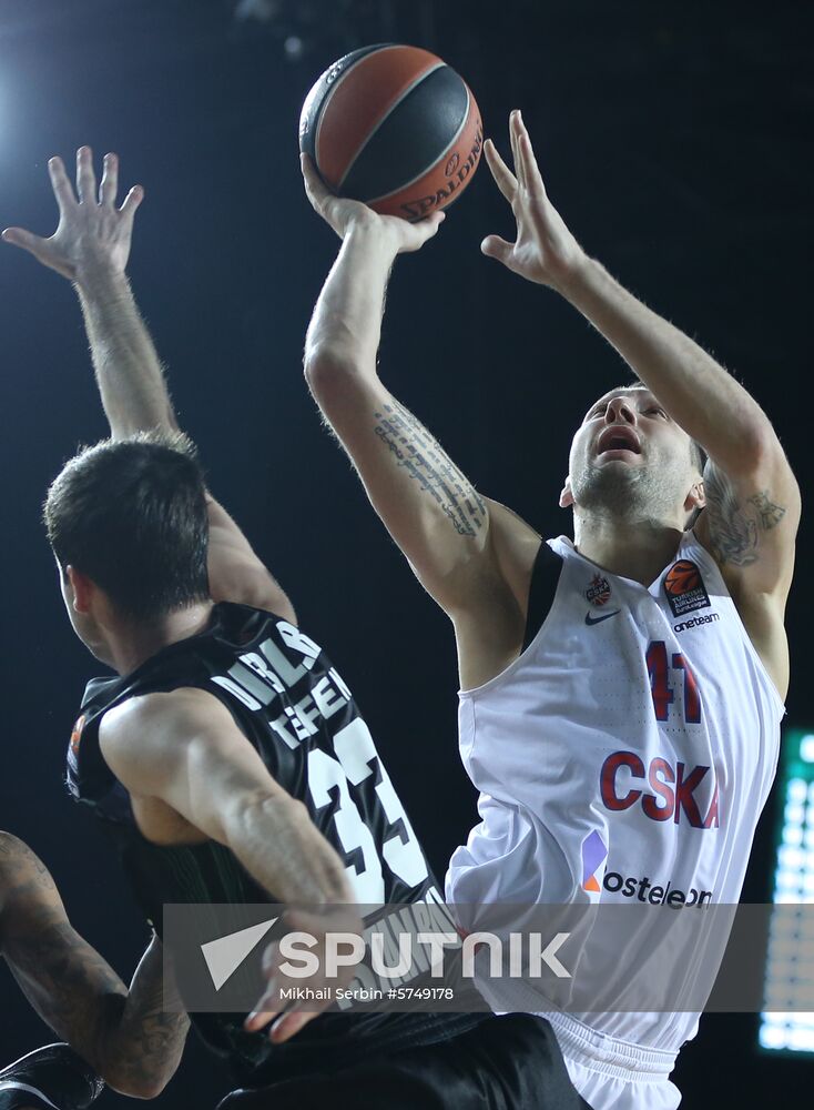 Turkey Basketball Euroleague Darussafaka - CSKA