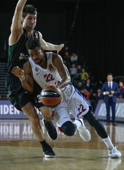 Turkey Basketball Euroleague Darussafaka - CSKA