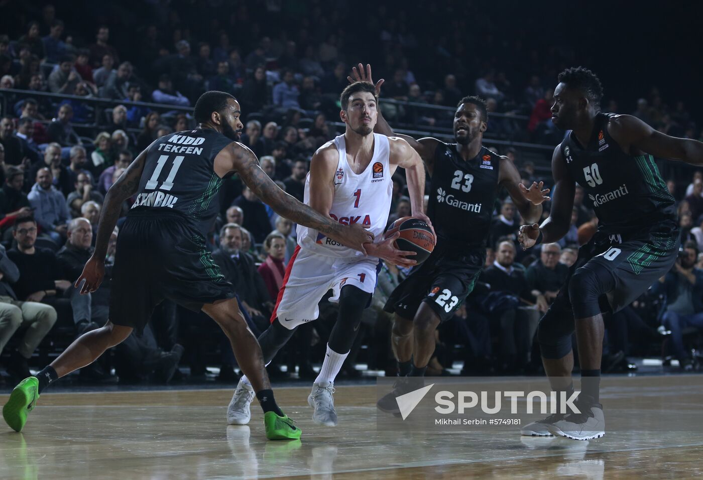 Turkey Basketball Euroleague Darussafaka - CSKA