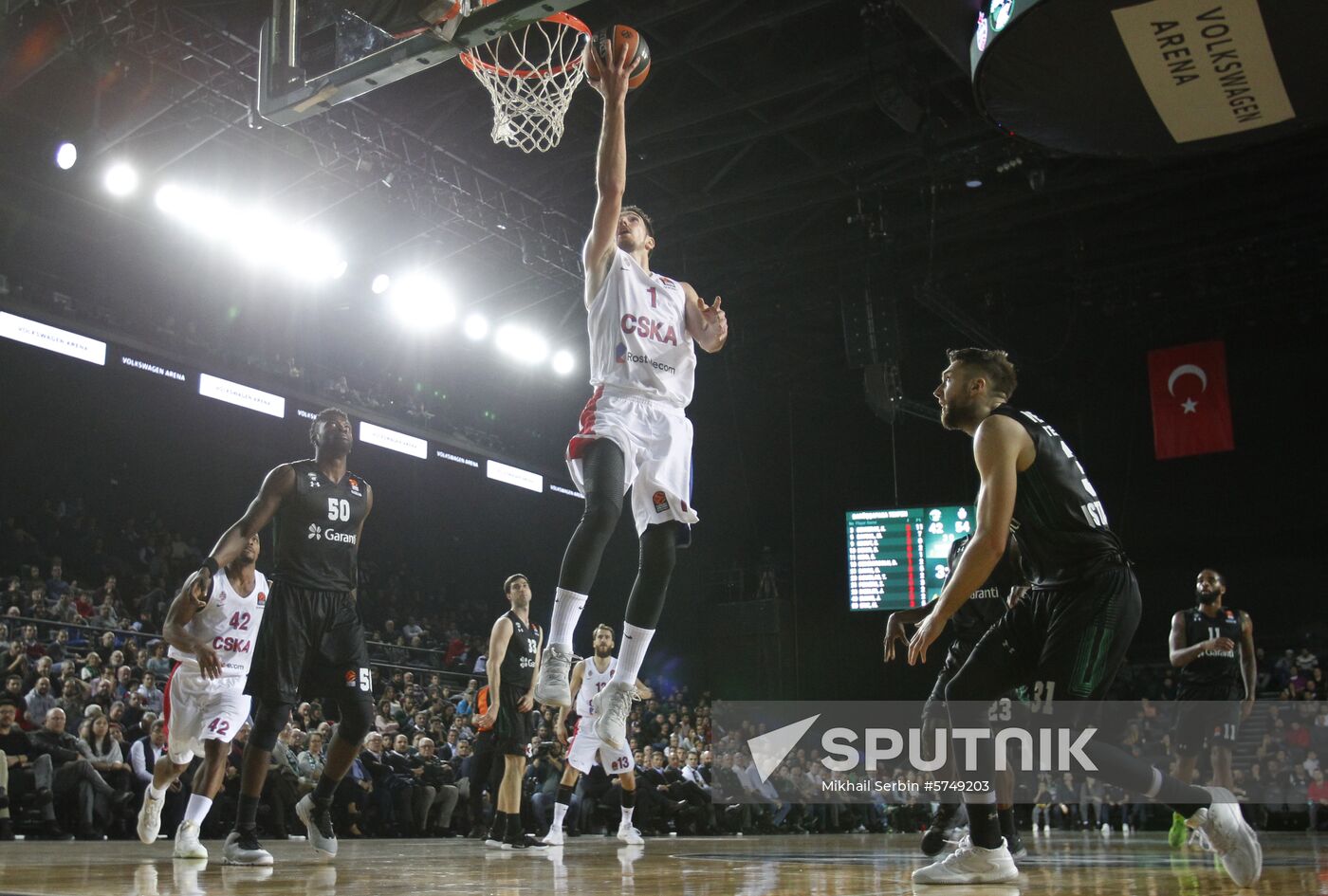 Turkey Basketball Euroleague Darussafaka - CSKA