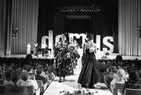 Italian fashion show in Moscow