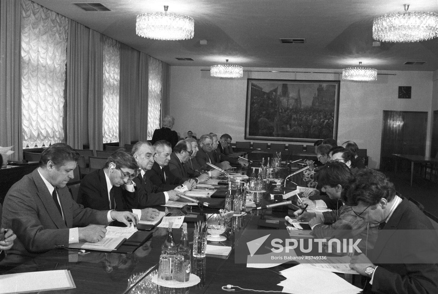 Dutch parliament delegation in USSR