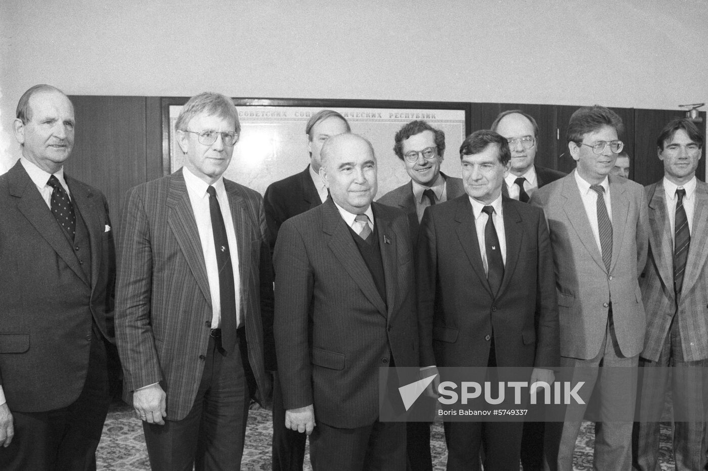 Dutch parliament delegation in USSR