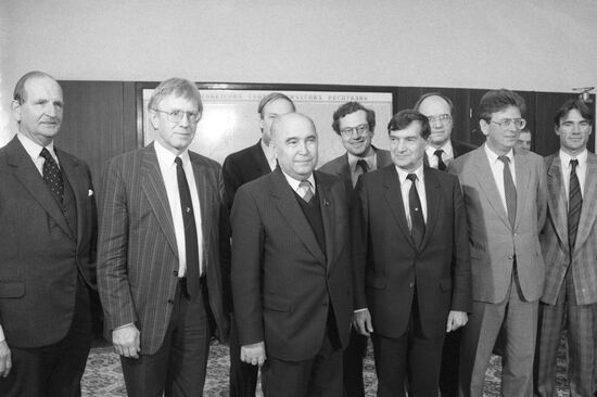 Dutch parliament delegation in USSR