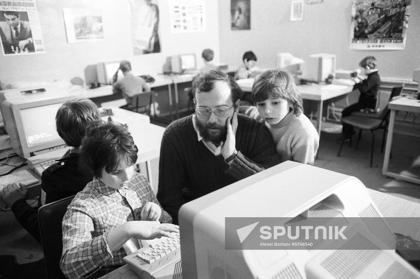Computer children's club in Moscow