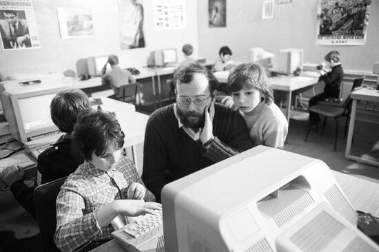 Computer children's club in Moscow
