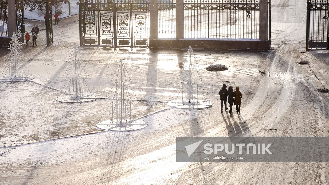 Russia Moscow Winter