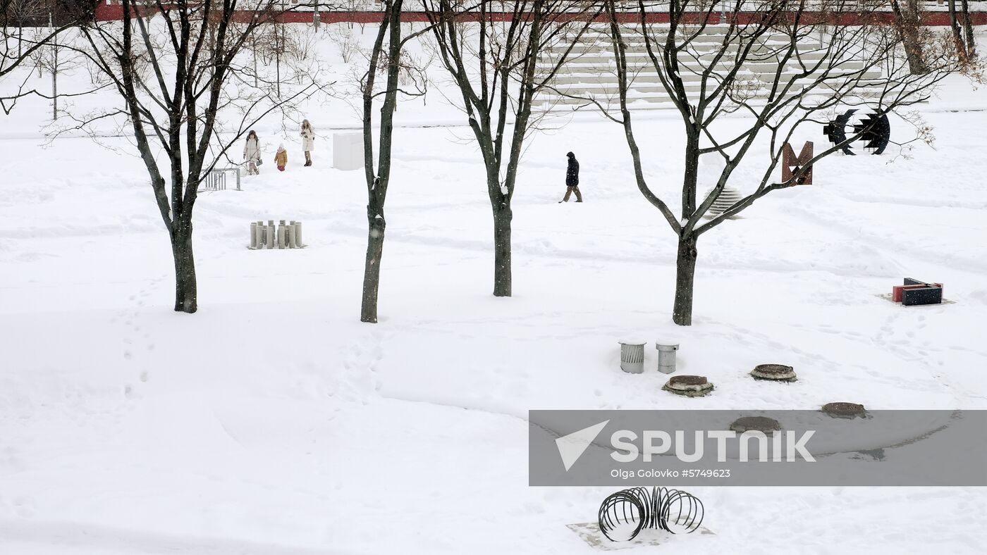 Russia Moscow Winter