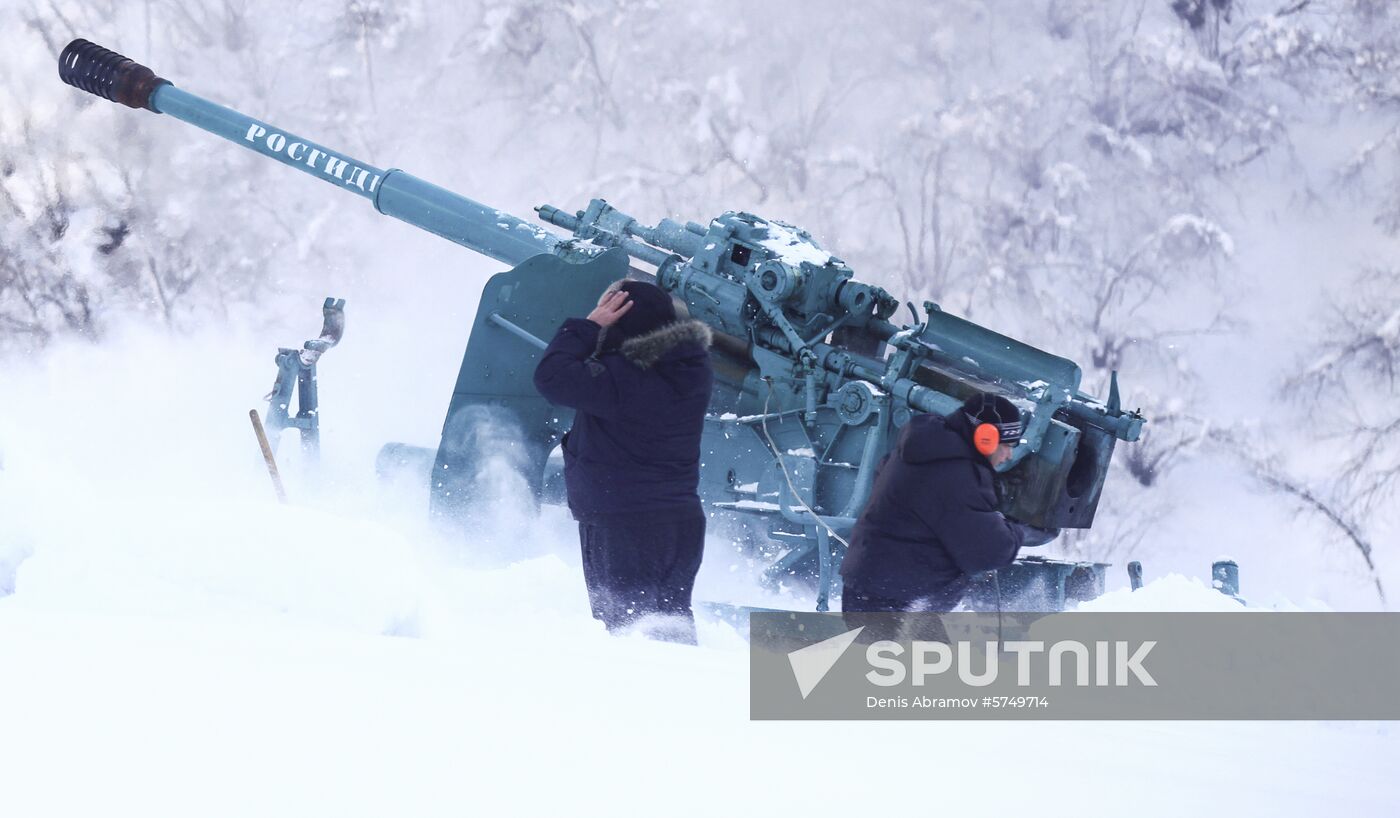 Russia Transcaucasian Road Snow