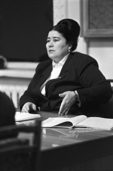 Uzbek SSR Supreme Soviet deputy Rimadzhan Khudaibergenova