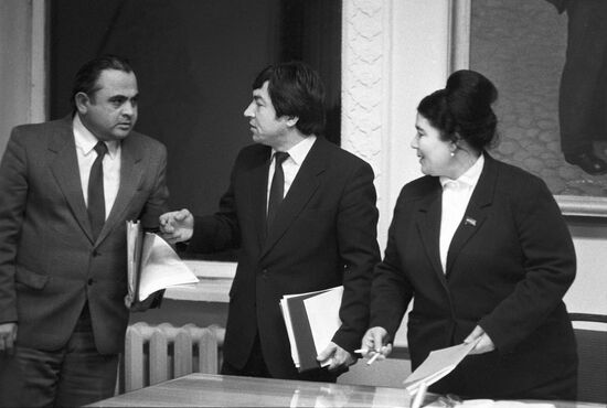 Uzbek SSR Supreme Soviet deputy Rimadzhan Khudaibergenova