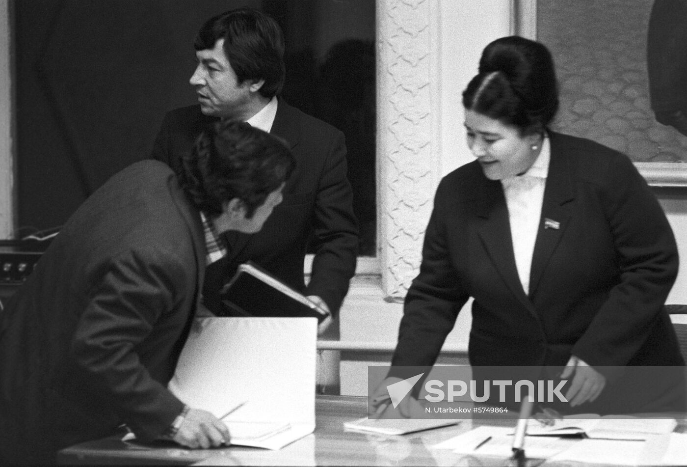 Uzbek SSR Supreme Soviet deputy Rimadzhan Khudaibergenova