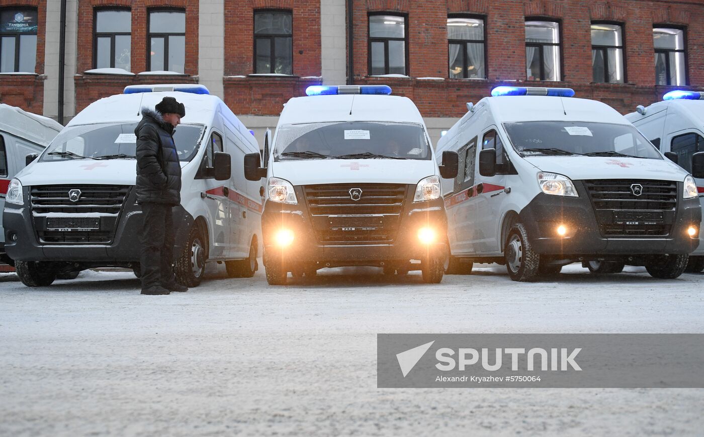 Russia New Ambulance Cars