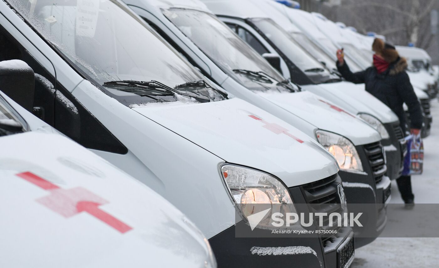 Russia New Ambulance Cars