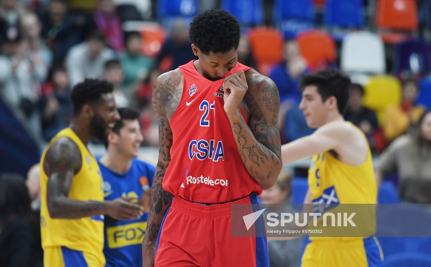 Russia Basketball Euroleague CSKA - Maccabi