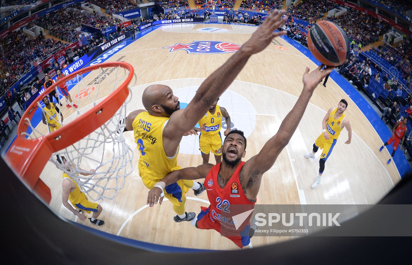Russia Basketball Euroleague CSKA - Maccabi