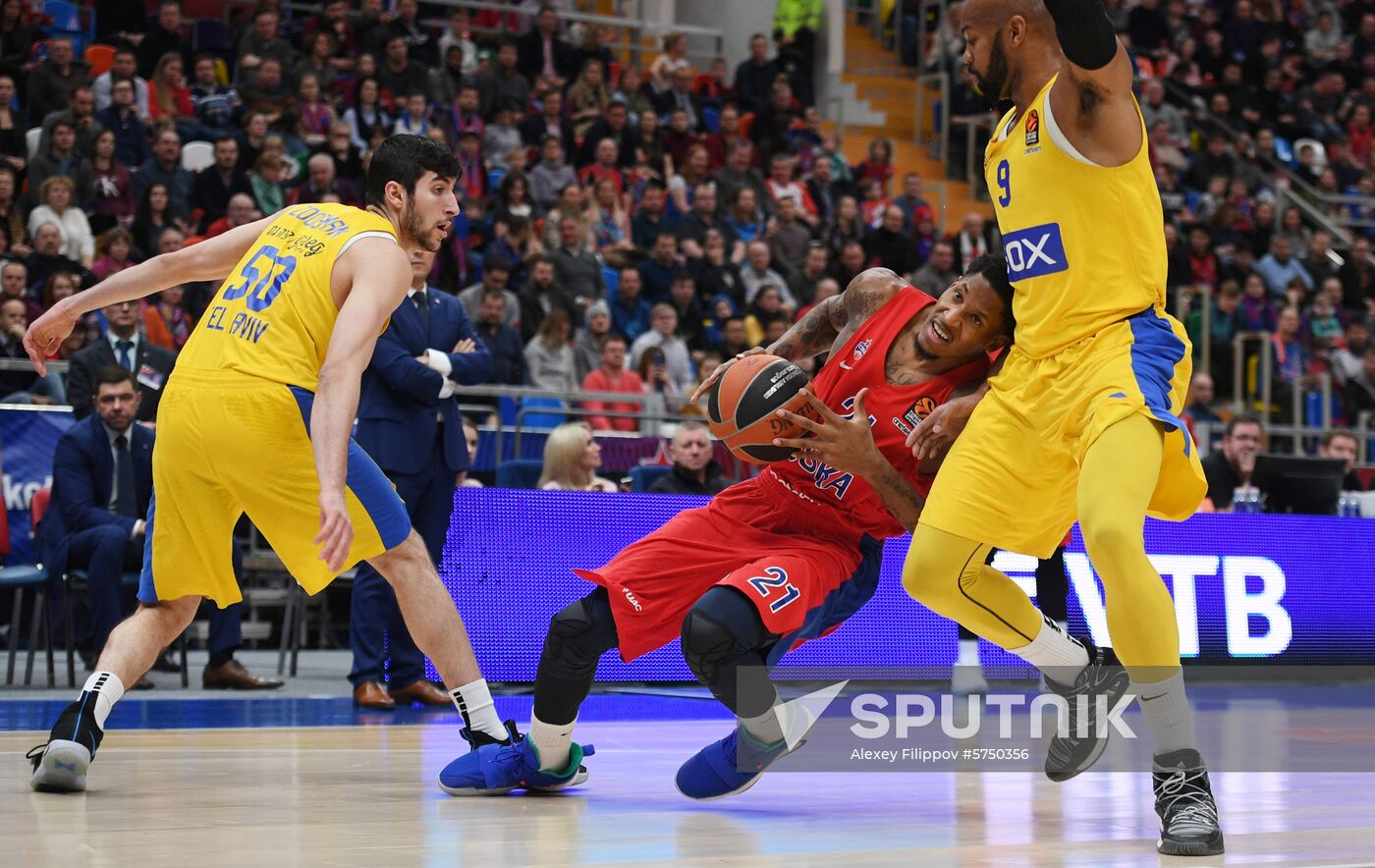 Russia Basketball Euroleague CSKA - Maccabi