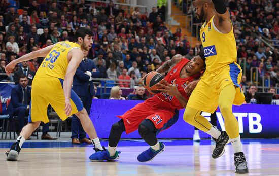 Russia Basketball Euroleague CSKA - Maccabi