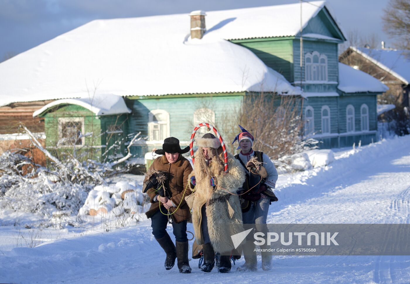 Russia Christmas Caroling
