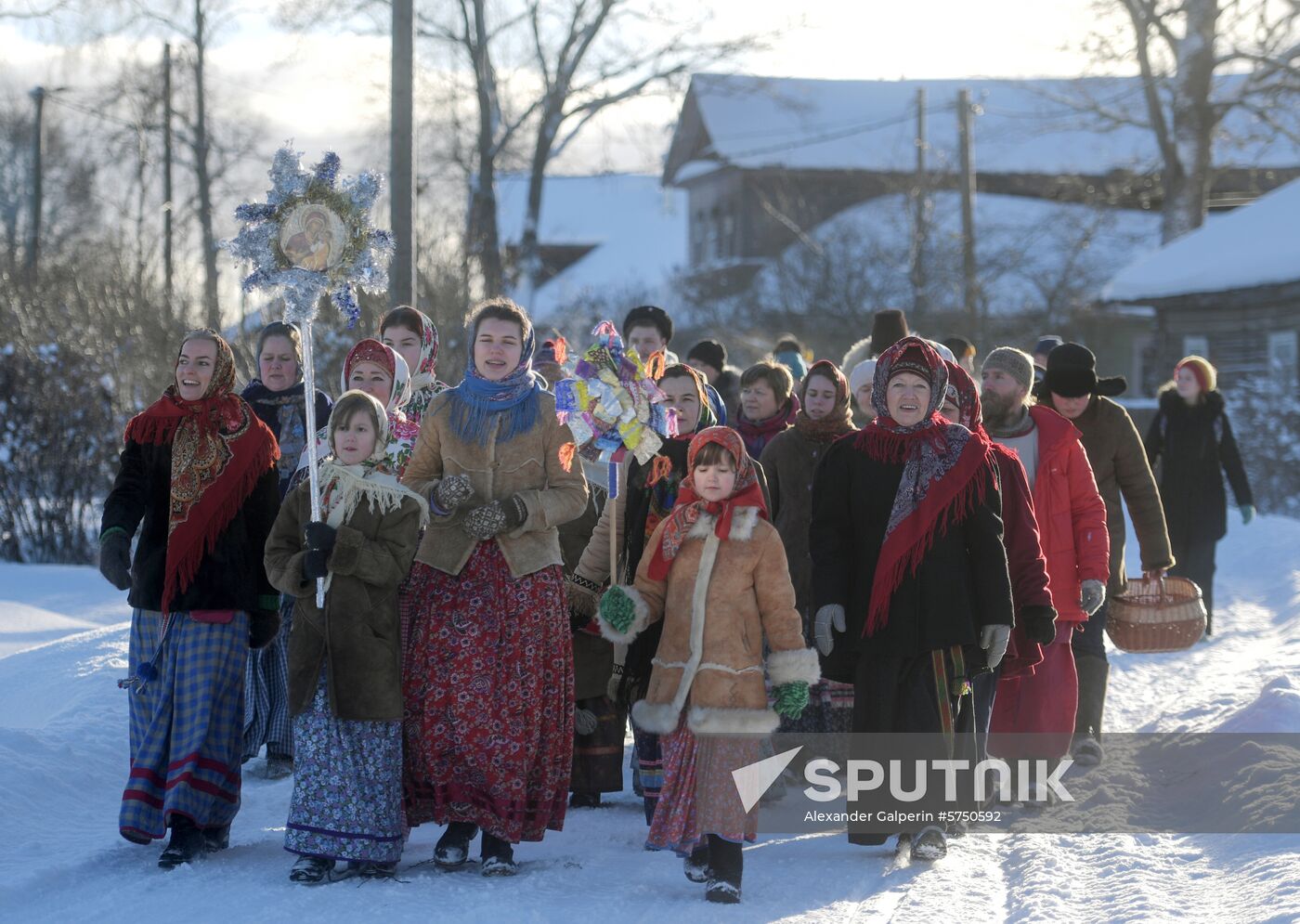 Russia Christmas Caroling