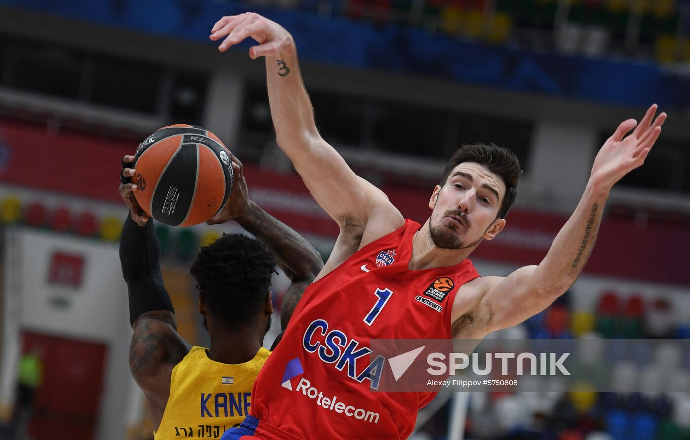 Russia Basketball Euroleague CSKA - Maccabi