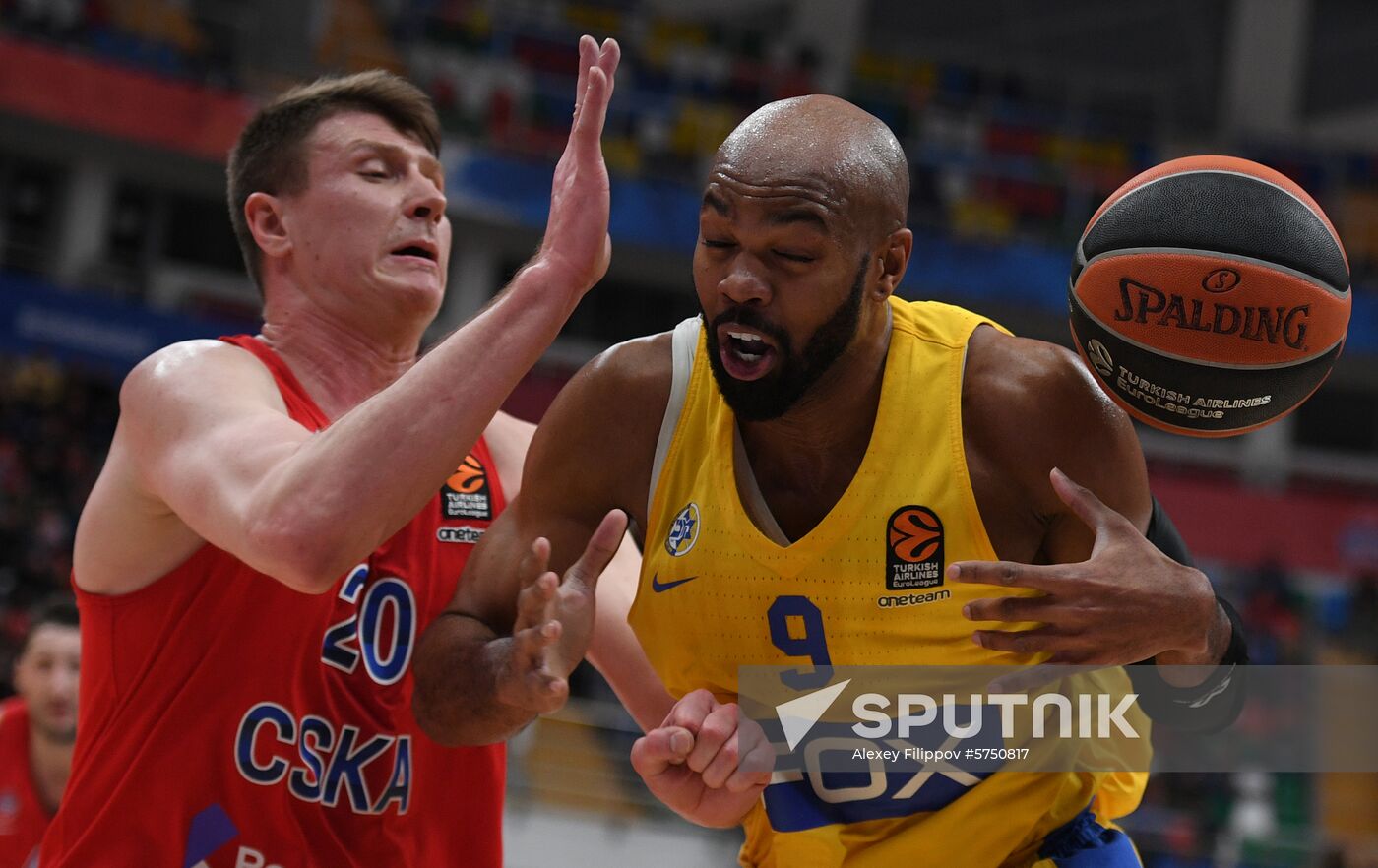 Russia Basketball Euroleague CSKA - Maccabi