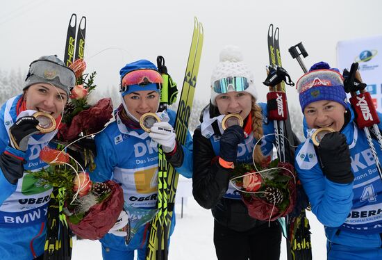 Germany Biathlon World Cup Relay Women