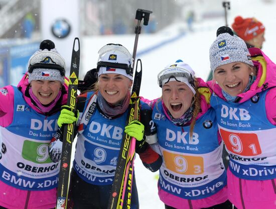 Germany Biathlon World Cup Relay Women