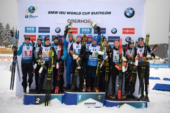 Germany Biathlon World Cup Relay Men