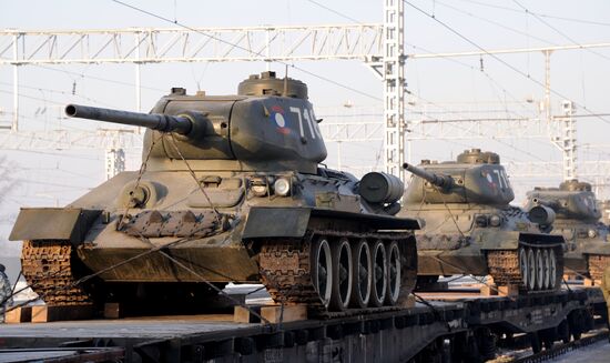 Russia T-34 Tanks 