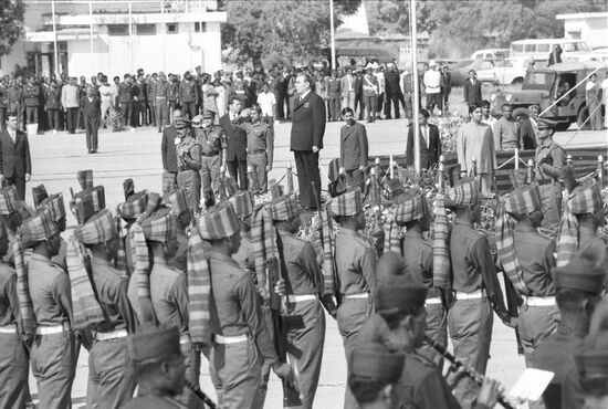 Soviet delegation visits India
