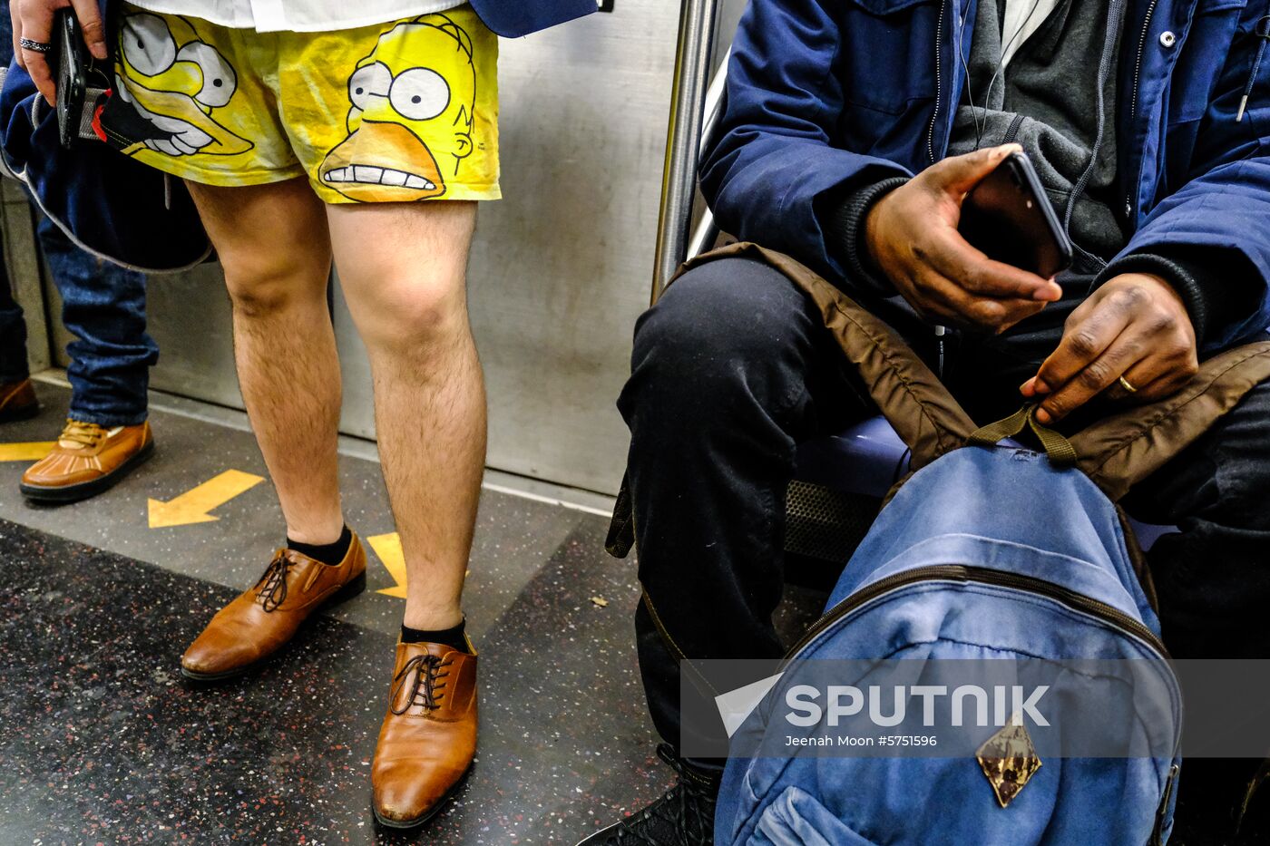 US No Pants Subway Ride