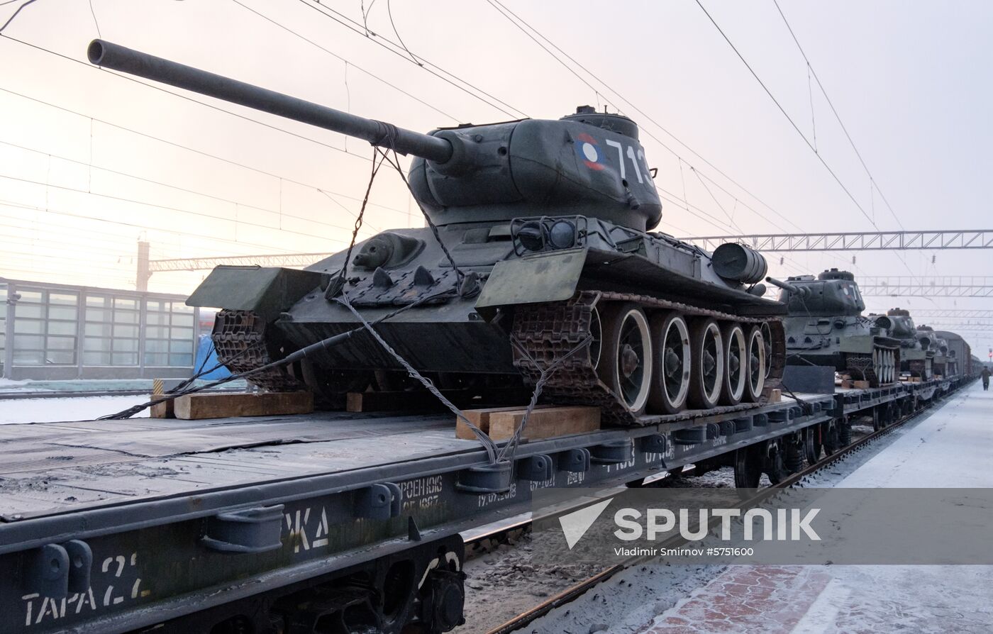 Russia T-34 Tanks