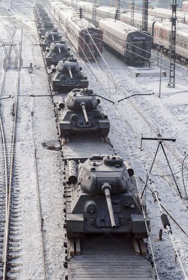 Russia T-34 Tanks