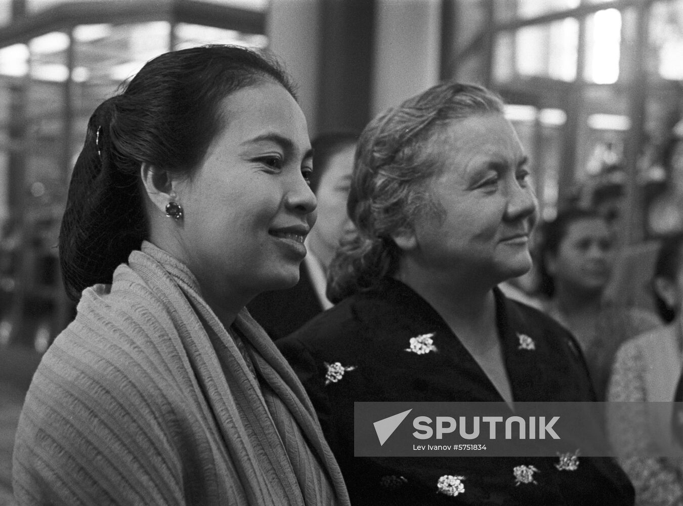 President of Indonesia Sukarno visits USSR