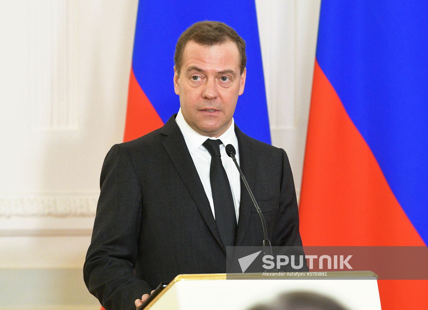 Prime Minister Dmitry Medvedev presents 2018 Russian Government mass media awards