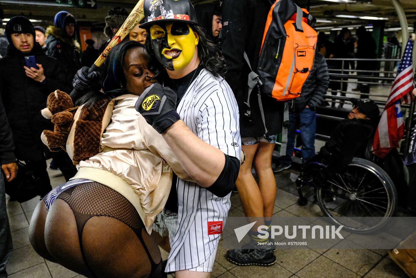 US No Pants Subway Ride